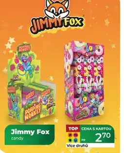 Tamda Foods Jimmy Fox candy nabídka