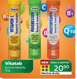 Tamda Foods Vitatab šumivé tabletky nabídka