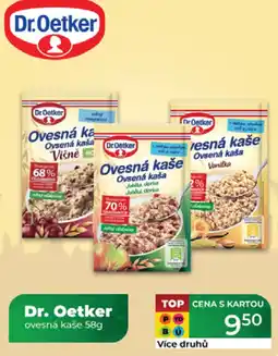 Tamda Foods Dr. Oetker ovesná kaše nabídka