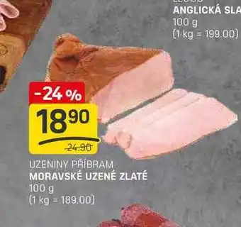 Flop MORAVSKÉ UZENÉ ZLATÉ 100g nabídka