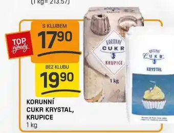 Flop KORUNNÍ CUKR KRYSTAL, KRUPICE 1 kg nabídka