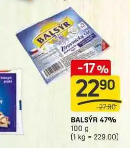 Flop BALSÝR 47% 100g nabídka