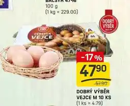 Flop DOBRÝ VÝBĚR VEJCE M 10 KS nabídka