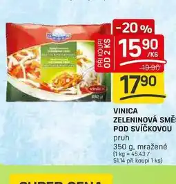 Flop VINICA ZELENINOVÁ SMĚS POD SVÍČKOVOU pruh 350 g, mražené nabídka