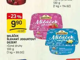 Flop MILÁČEK ŠLEHANÝ JOGURTOVÝ DEZERT různé druhy 100g nabídka