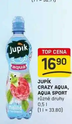 Flop JUPÍK CRAZY AQUA, AQUA SPORT různé druhy 0,5l nabídka