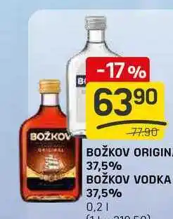 Flop BOŽKOV VODKA 37,5% 0,2l nabídka