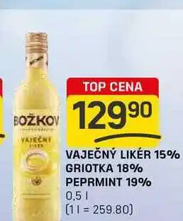 Flop VAJEČNÝ LIKÉR 15% 0,5l nabídka