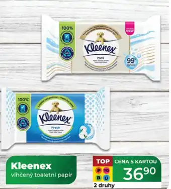 Tamda Foods Kleenex vlhčený toaletní papír nabídka