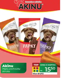 Tamda Foods Akinu Papky pochoutky pro psy nabídka