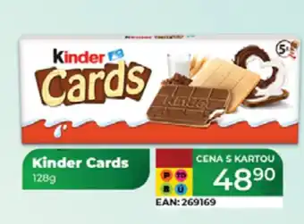 Tamda Foods Kinder Cards nabídka