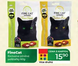 Tamda Foods FineCat Exclusive plněné polštářky nabídka