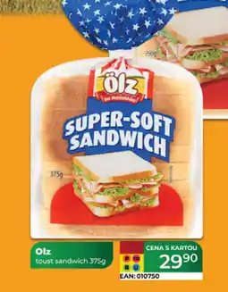 Tamda Foods Olz toust sandwich nabídka