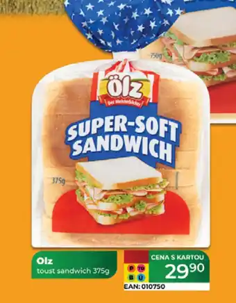 Tamda Foods Olz toust sandwich nabídka