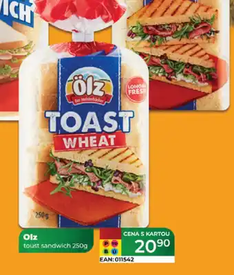 Tamda Foods Olz toust sandwich nabídka