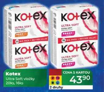 Tamda Foods Kotex Ultra Soft vložky nabídka