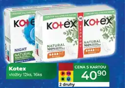 Tamda Foods Kotex vložky nabídka