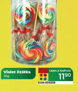 Tamda Foods Violet lízátka nabídka