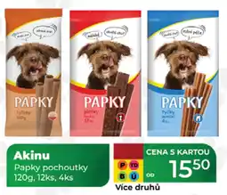 Tamda Foods Akinu Papky pochoutky nabídka