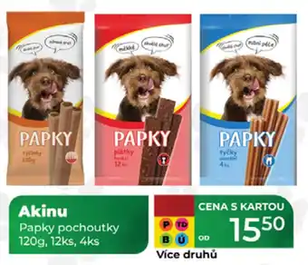 Tamda Foods Akinu Papky pochoutky nabídka