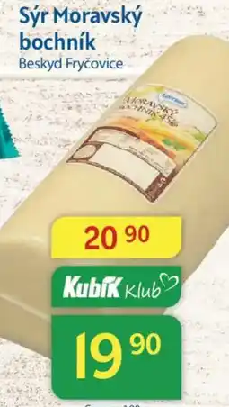 Kubík potraviny Sýr Moravský bochník nabídka