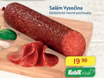 Kubík potraviny Salám Vysočina nabídka