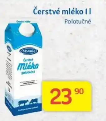 Kubík potraviny Čerstvé mléko Polotučné nabídka