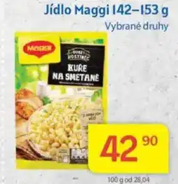 Kubík potraviny Jídlo Maggi nabídka