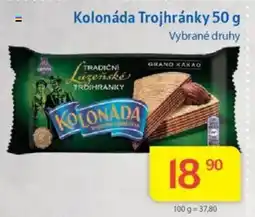 Kubík potraviny Kolonáda Trojhránky nabídka