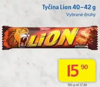 Kubík potraviny Tyčina Lion nabídka