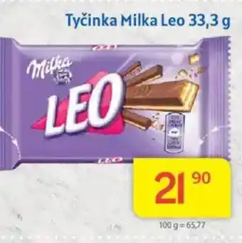 Kubík potraviny Tyčinka Milka Leo nabídka