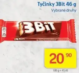 Kubík potraviny Tyčinky 3Bit nabídka