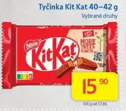 Kubík potraviny Tyčinka Kit Kat nabídka