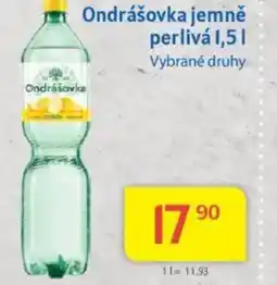 Kubík potraviny Ondrášovka jemně perlivá nabídka