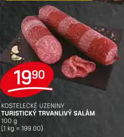 Flop Kostelecké uzeniny Turistický trvanlivý salám nabídka