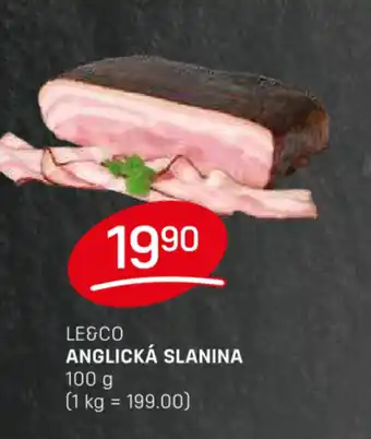 Flop LE &CO Anglická slanina nabídka