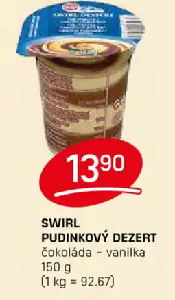 Flop SWIRL Pudinkový dezert nabídka