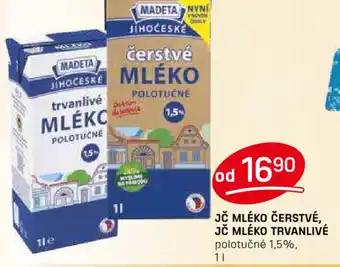 Flop MADETA Jč mléko čerstvé, Jč mléko trvanlivé nabídka