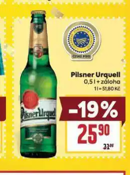 Billa Pivo pilsner urquell nabídka