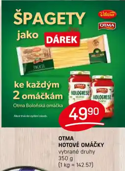 Flop OTMA Hotové omáčky nabídka