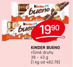 Flop KINDER Bueno nabídka