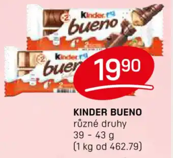 Flop KINDER Bueno nabídka