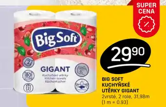 Flop Big Soft kuchyňské utěrky Gigant nabídka