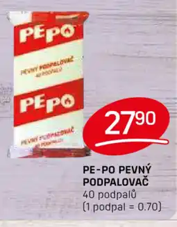 Flop PE-PO Pevný podpalovač nabídka