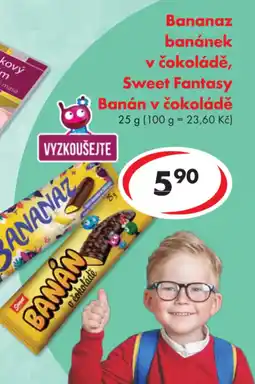 CBA Bananaz banánek v čokoládě, Sweet Fantasy Banán v čokoládě nabídka