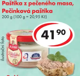 CBA Paštika z pečeného masa, Pečínková paštika nabídka