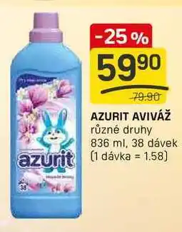 Flop AZURIT AVIVÁŽ různé druhy 836 ml, 38 dávek nabídka