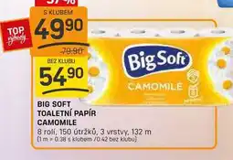 Flop BIG SOFT TOALETNÍ PAPÍR CAMOMILE 8 rolí nabídka