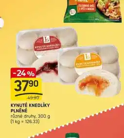 Flop KYNUTÉ KNEDLÍKY PLNĚNÉ různé druhy, 300 g nabídka