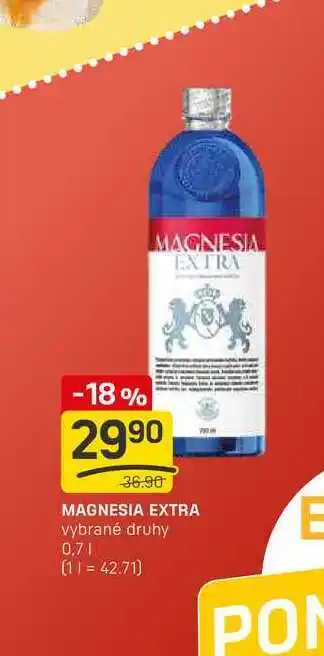 Flop MAGNESIA EXTRA vybrané druhy 0,7l nabídka